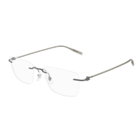 Montura de gafas Montblanc Hombre MB0431O001-RUTHENIUM-RUTHENIUM-TRANSP53